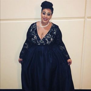 Evening plus size dress